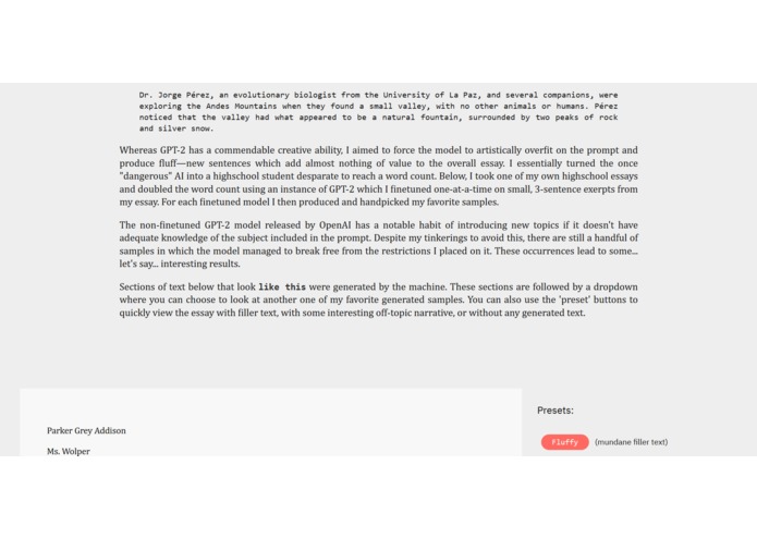 The verbosified work of A.I. Space Rovers: An A.I. Art Piece – screenshot 2