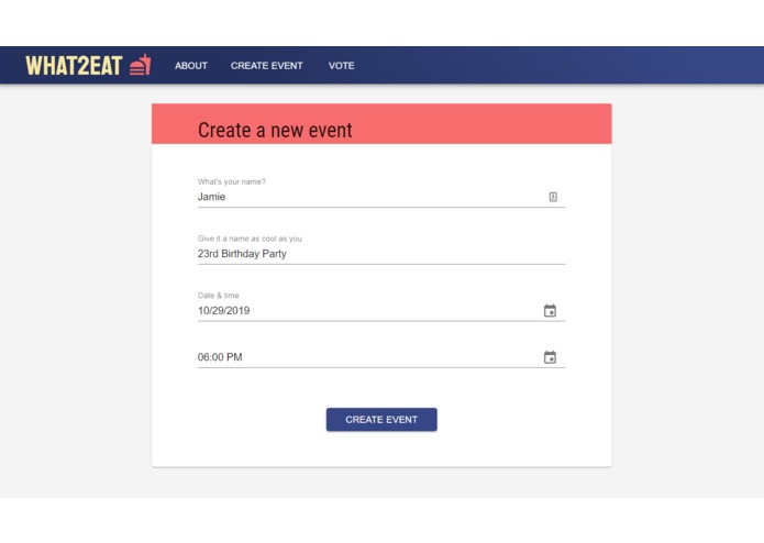 what2eat – screenshot 1