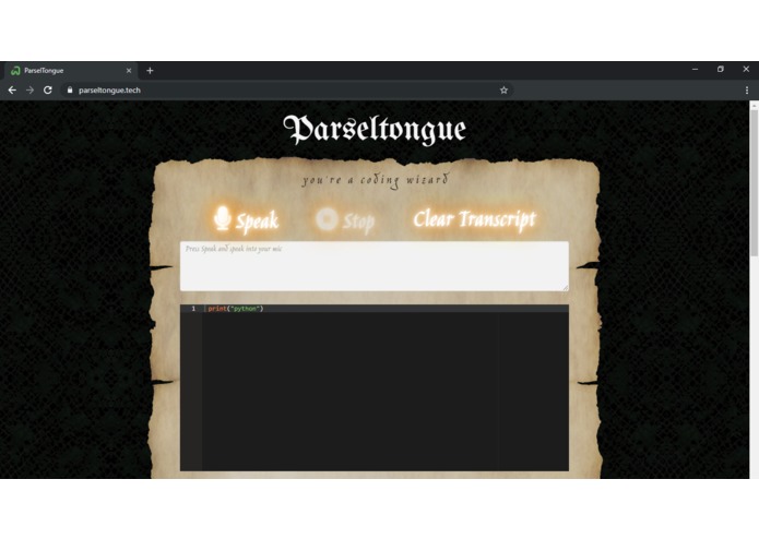 Parseltongue – screenshot 1