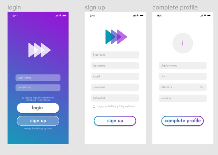 TryMe – screenshot 1