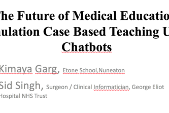  Simulation Case Based Medical Teaching Using Chatbots