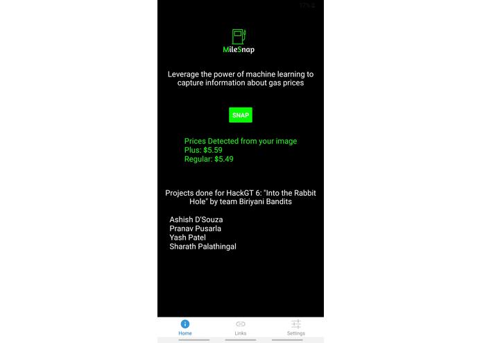 MileSnap – screenshot 2