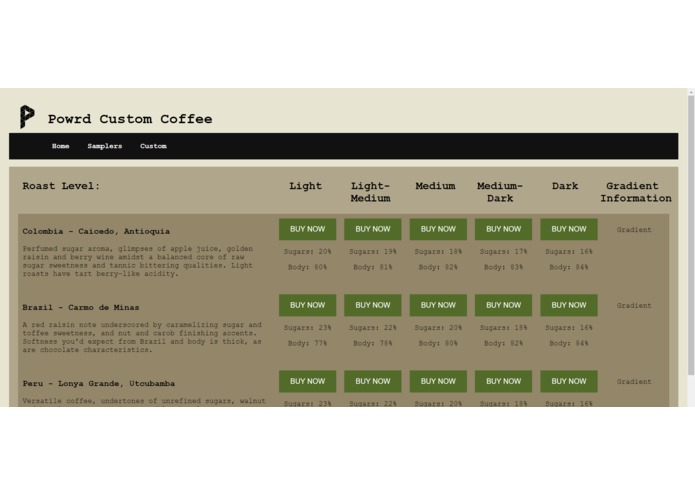 Powrd Custom Coffee Roasting – screenshot 3