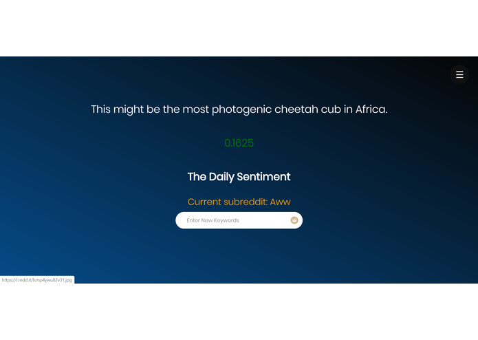 Daily Sentiment – screenshot 2