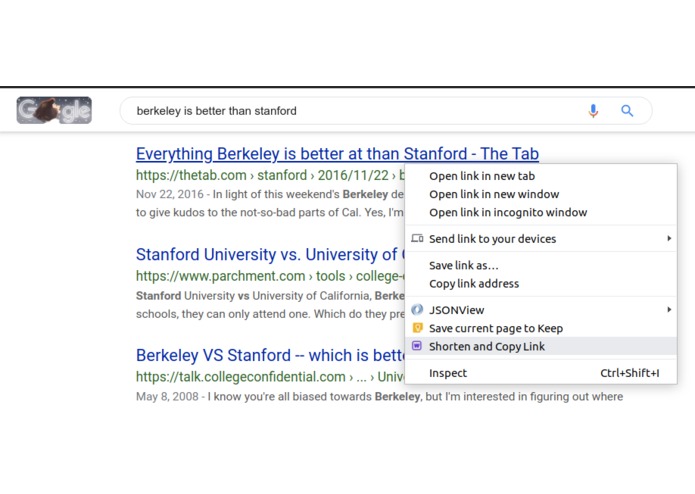 Wee! - URL Shortening Browser Extension – screenshot 2