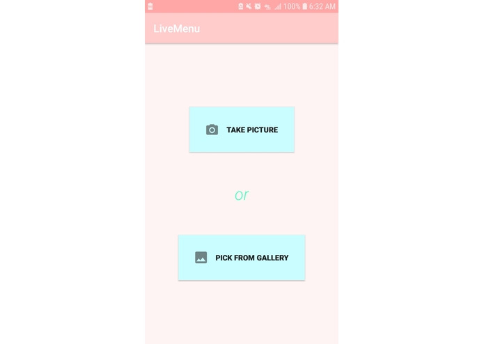 LiveMenu – screenshot 1
