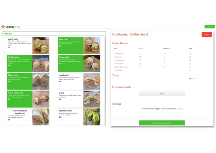 Change – screenshot 1