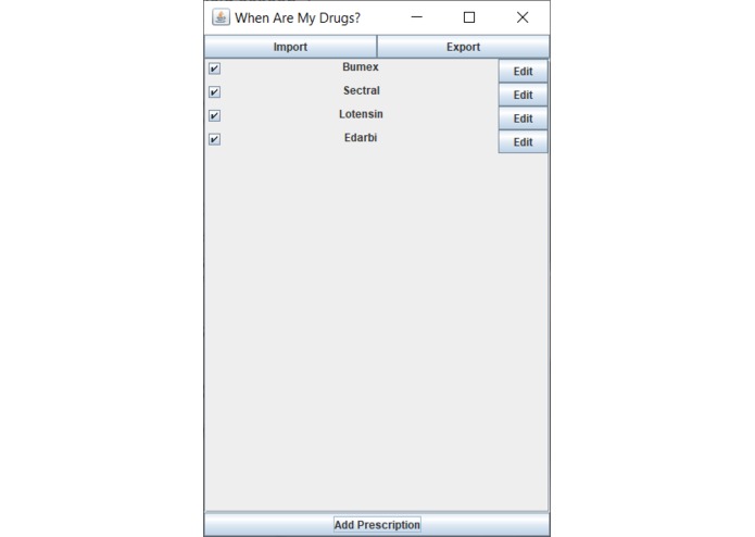 When are my drugs? – screenshot 1