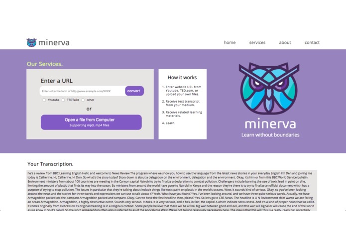 Minerva: an (AI) learning tool for all ages – screenshot 6
