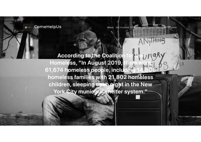 ComeHelpUs – screenshot 1
