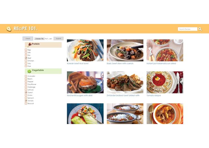 REciPE 101. – screenshot 1