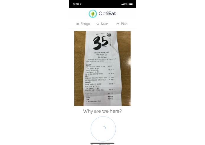 OptiEat – screenshot 2