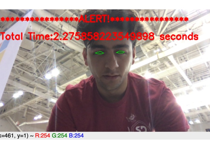 Awakened: Eye Predictor for User Vehicle Safety – screenshot 1