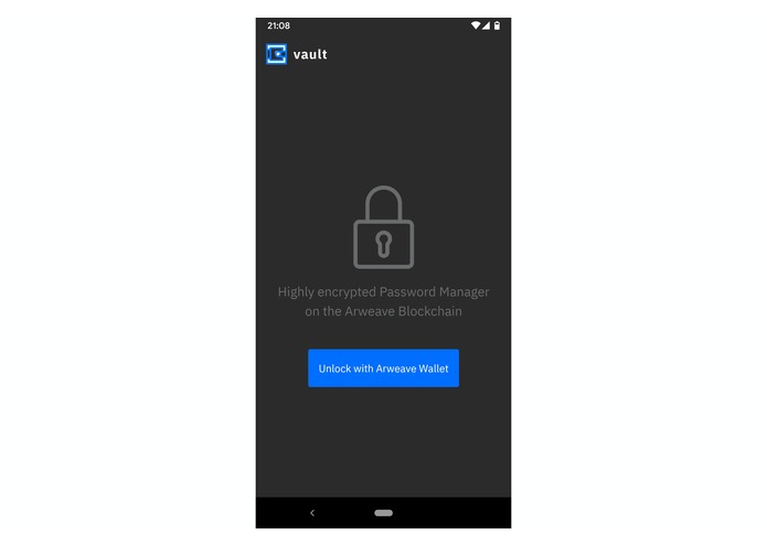 Arweave Vault – screenshot 3