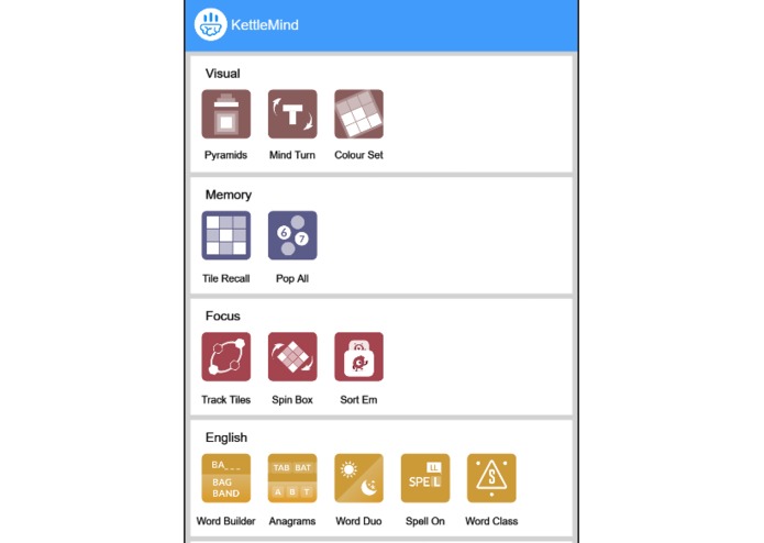 KettleMind - Brain Games & Cognitive Training – screenshot 2