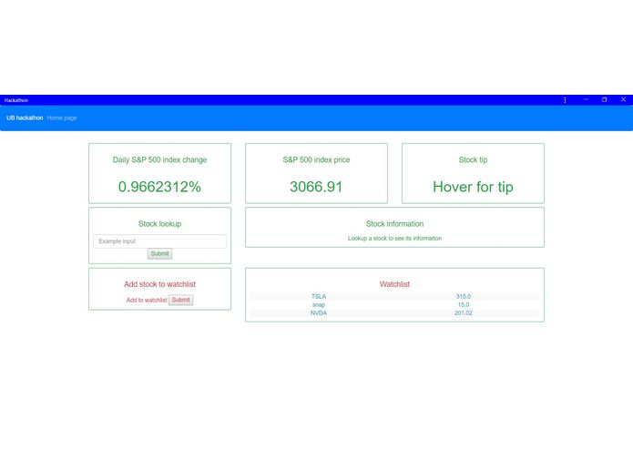 Stocks PWA – screenshot 1