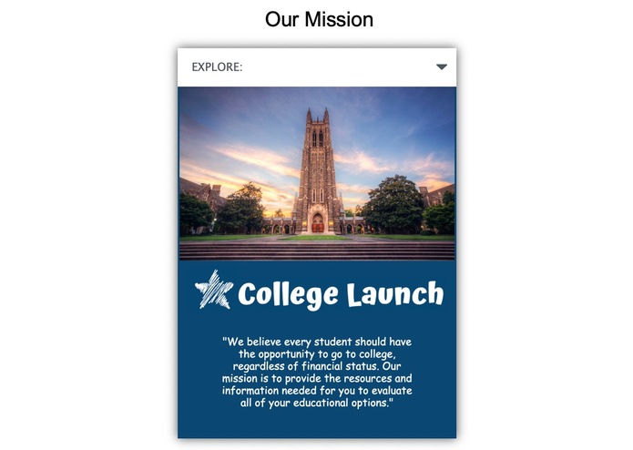 College Launch – screenshot 2