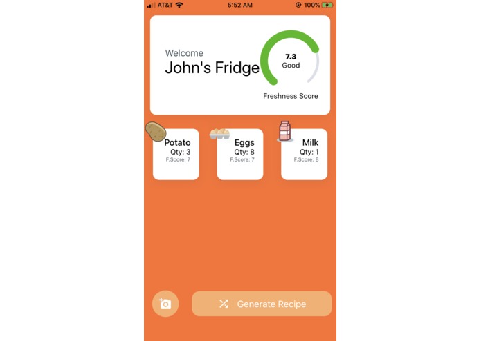 FridgeMe – screenshot 1