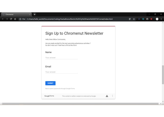 Chromenut – screenshot 1