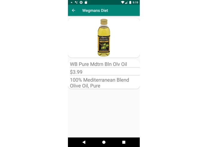 Wegmans Diet – screenshot 3