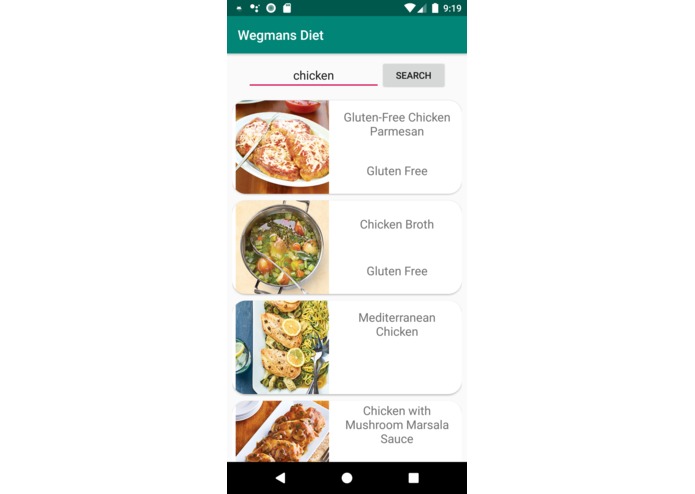 Wegmans Diet – screenshot 1