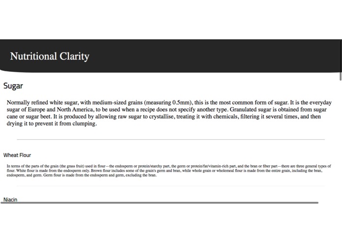Nutrition Clarity – screenshot 2