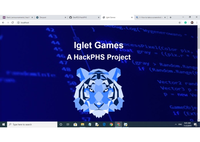 Iglet Games – screenshot 1