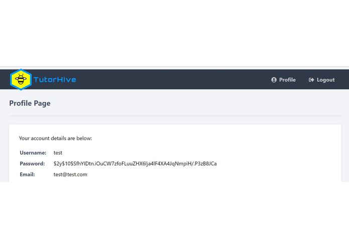 TutorHive – screenshot 2