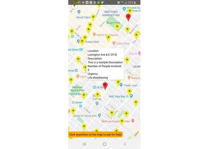 HelpUs – screenshot 2
