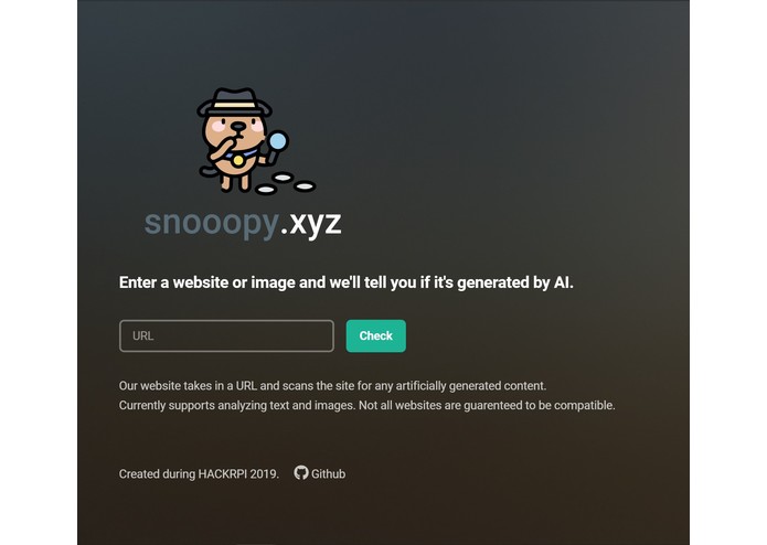 snooopy.xyz – screenshot 1