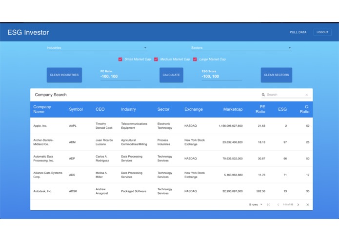 ESG Investor – screenshot 1