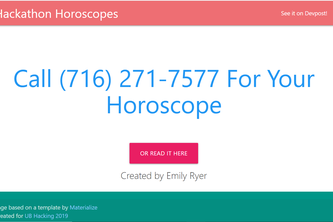 Hackathon Horoscopes