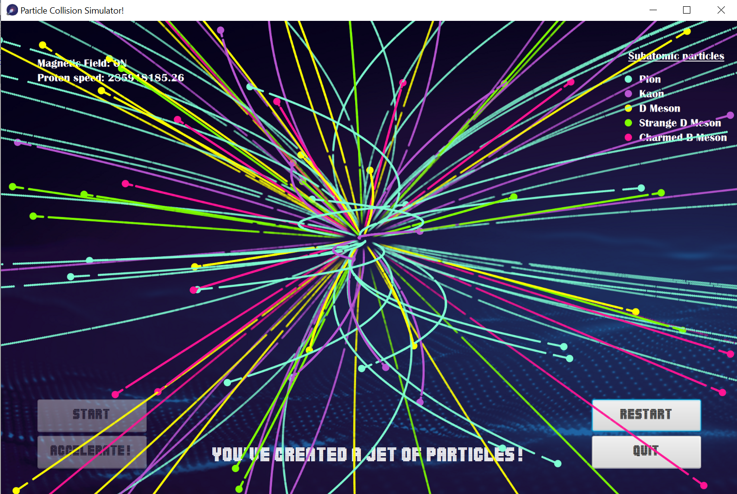 Particle Collision Simulation Devpost