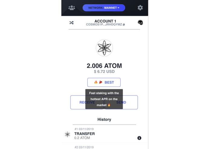 Universal DeFi Wallet – screenshot 4