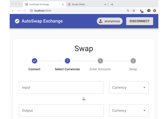 Agoric in MetaMask in Agoric – screenshot 1