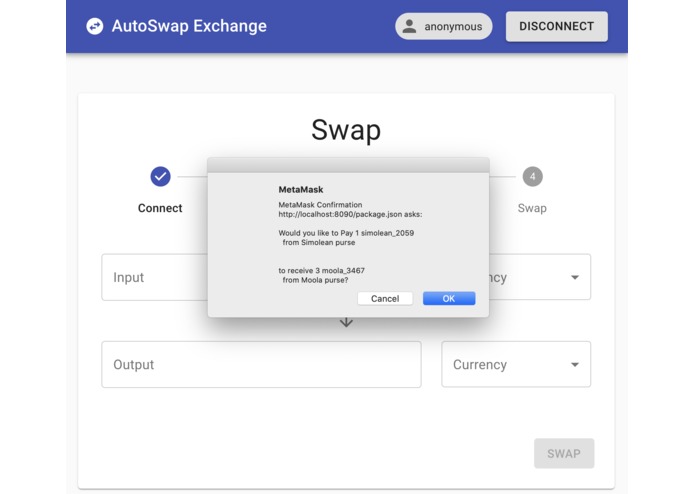 Agoric in MetaMask in Agoric – screenshot 6
