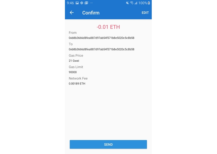 Enterprise Wallet – screenshot 2