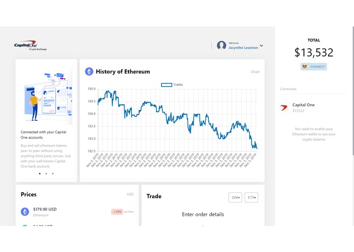 CryptoExchange – screenshot 1