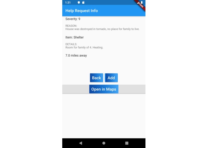 I Need Help Applications – screenshot 2