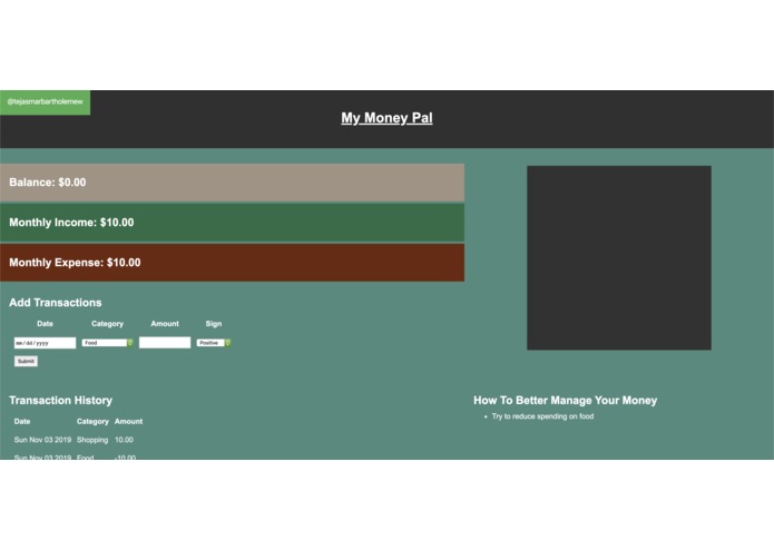 My Money Pal – screenshot 1