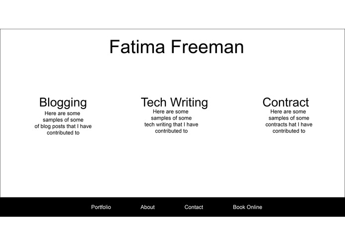 Fatima Freeman-Redesigned Digital Portfolio – screenshot 3