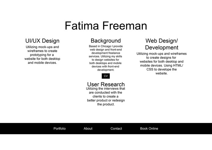 Fatima Freeman-Redesigned Digital Portfolio – screenshot 4