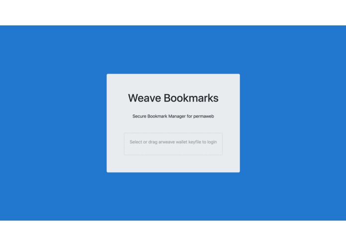 Weave Bookmarks – screenshot 1