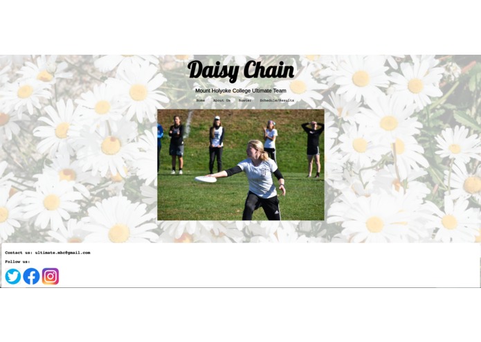 Daisy Chain Website – screenshot 5