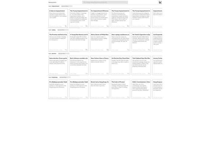 Newscentric – screenshot 1