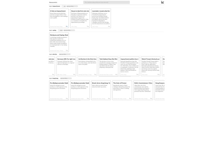 Newscentric – screenshot 2