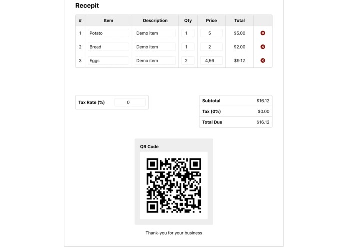 ReceiptFree – screenshot 2