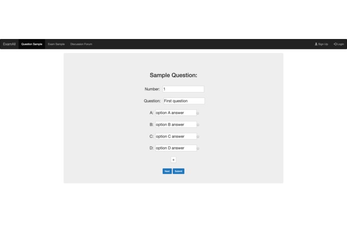 ExamAll – screenshot 1