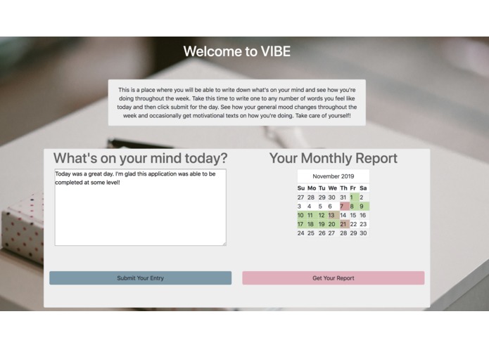 Vibe Journal – screenshot 1
