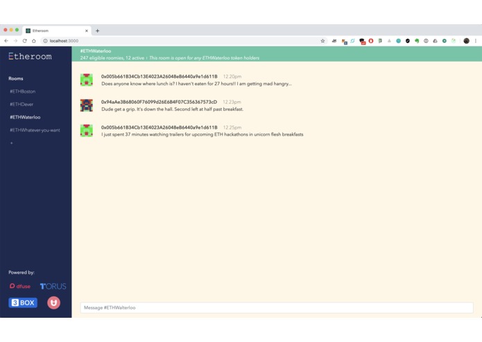 Etheroom – screenshot 3